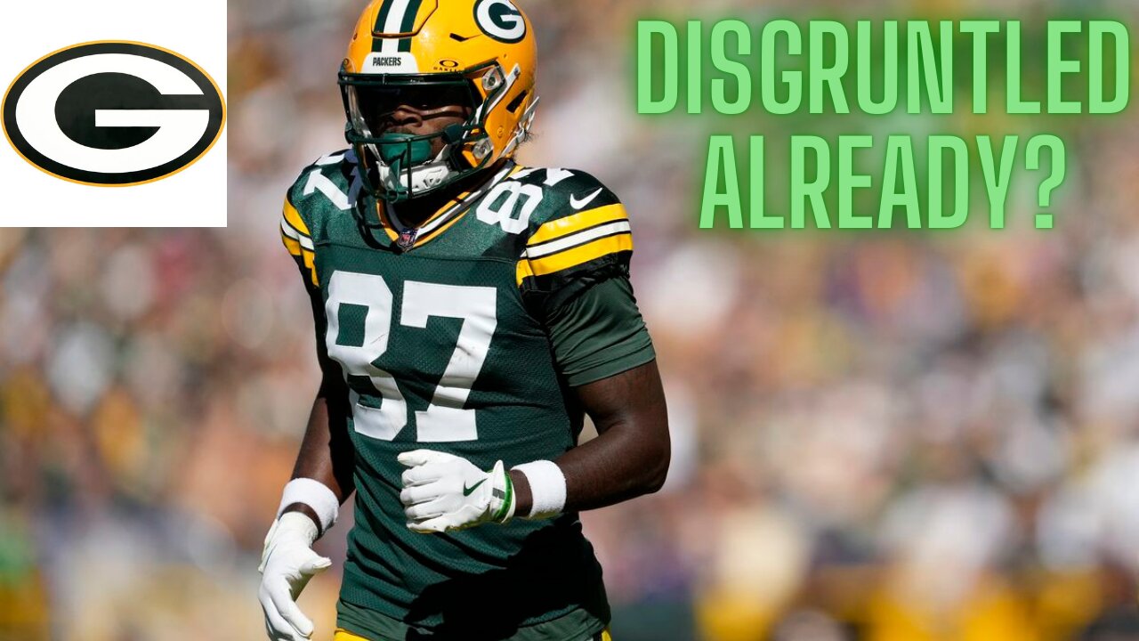 Romeo Doubs not pleased over role with Packers, now suspended for Week 5, where did this come from?