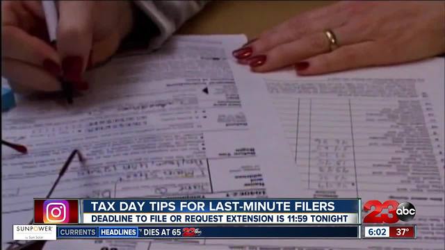 3rd round of Tax Day tips on filing day