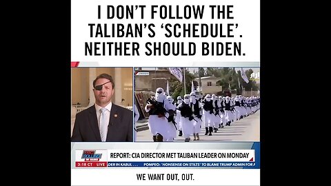 Dan Crenshaw on Newsmax - "I Don't Follow the Taliban's Schedule"