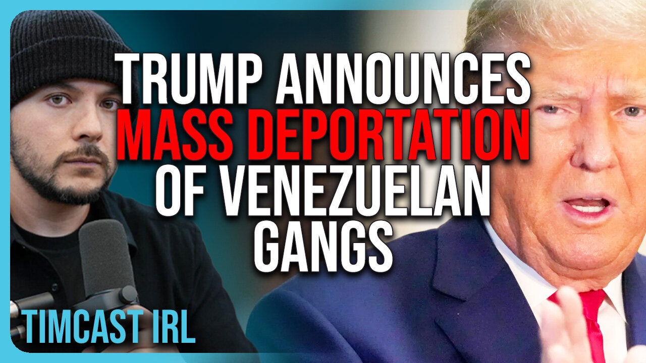 Trump Announces MASS DEPORTATION On Venezuelan Gangs, Operation Aurora