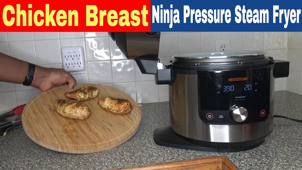 Chicken Breast, Ninja Foodi XL Pressure Cooker Steam Fryer Recipe