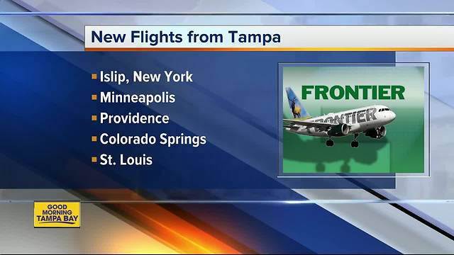 Frontier Airlines adding 13 nonstop flight destinations out of Tampa for as low as $29