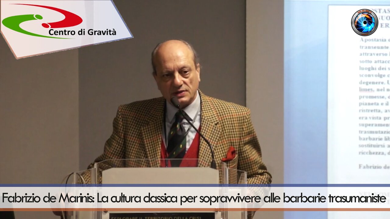 Fabrizio de Marinis: La cultura classica per sopravvivere alle barbarie trasumaniste