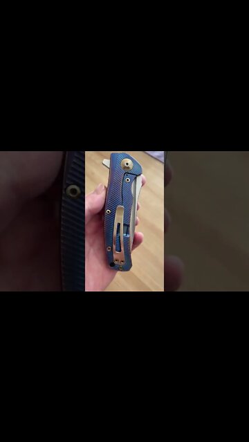 Why do I carry a knife part three… Titanium carbon fiber and super steel… #Shorts #Knife #KnifeLife￼