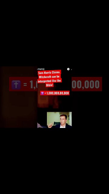 Sam Harris Compared Bible to Witchcraft DEBUNKED #jordanpeterson #samharris #religion #christianity