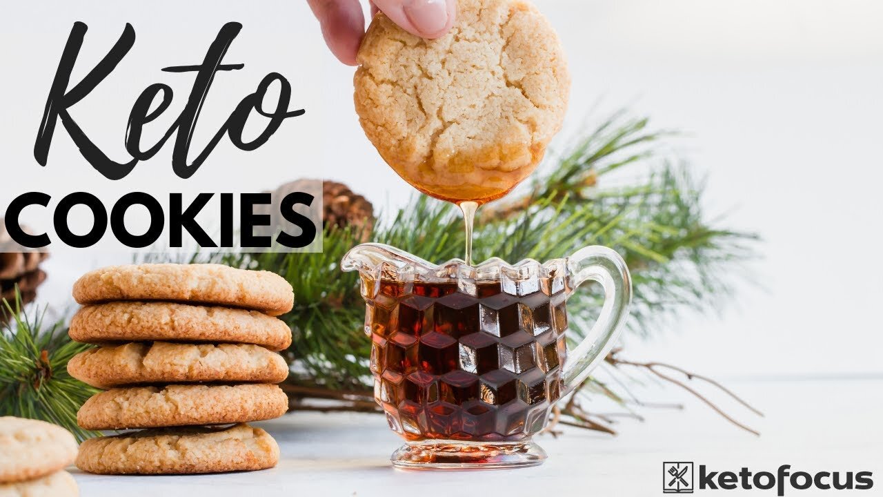 The Best Keto Cookie Recipe!! KETO MAPLE BACON COOKIES Keto Christmas Cookies