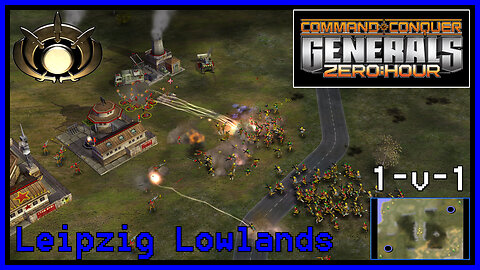 C&C Generals Zero Hour | GLA | 1v1 | Lepzig Lowlands