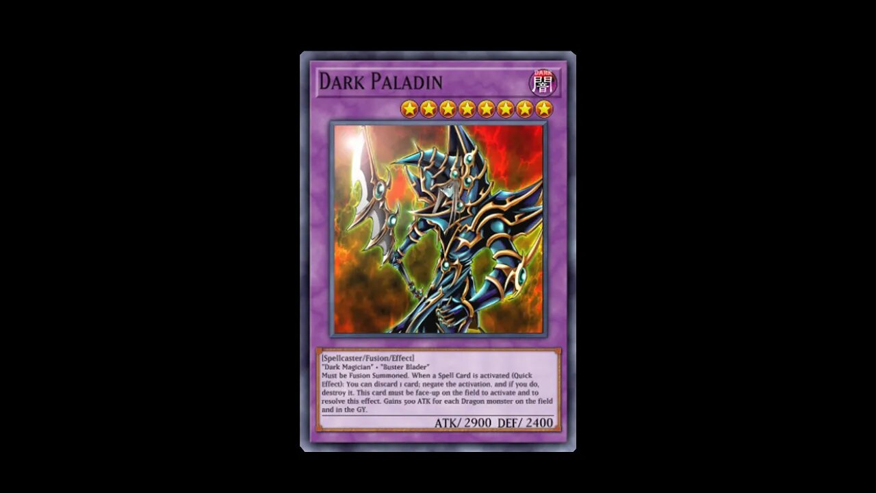 Yu Gi Oh! Dark Paladin