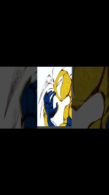 DRAGONBALL Z ARMORS -SS GOKU Speedpaint#shorts