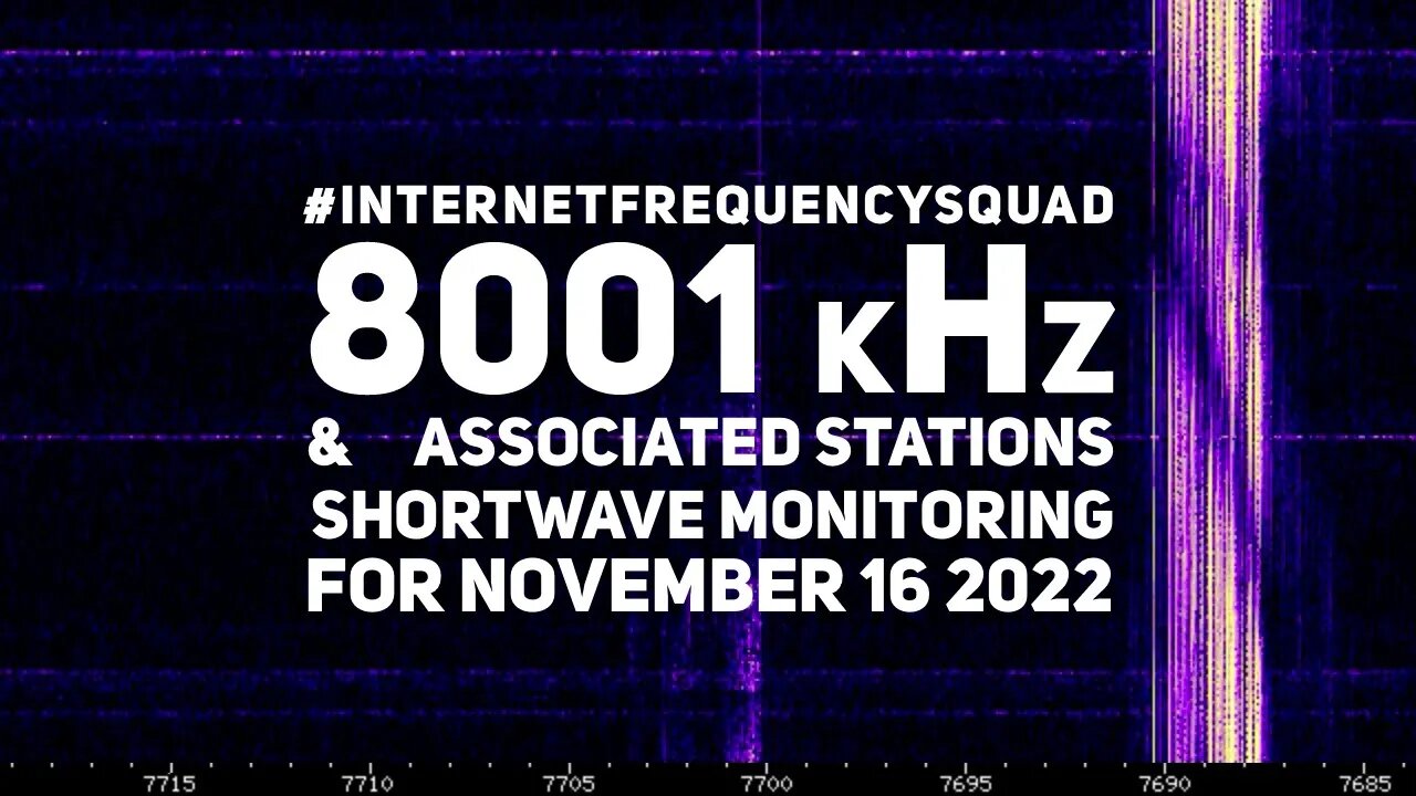 8001 kHz Russian shortwave loop – November 16 2022