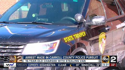 Arrest made in Carroll County police pursuit