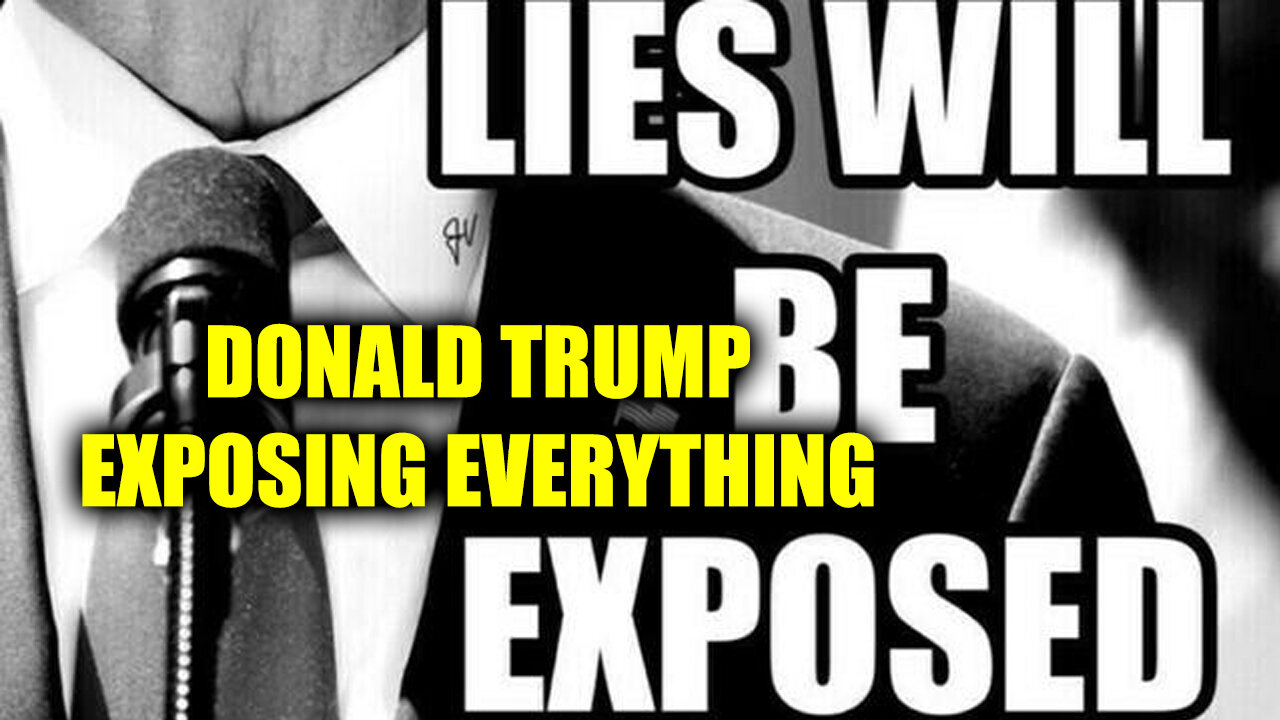 Donald Trump EXPOSING Everything....This was Incredible