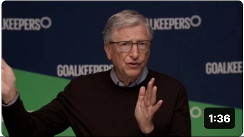 Bill Gates: "When we set the [UN Agenda 2030], we didn't anticipate a pandemic."