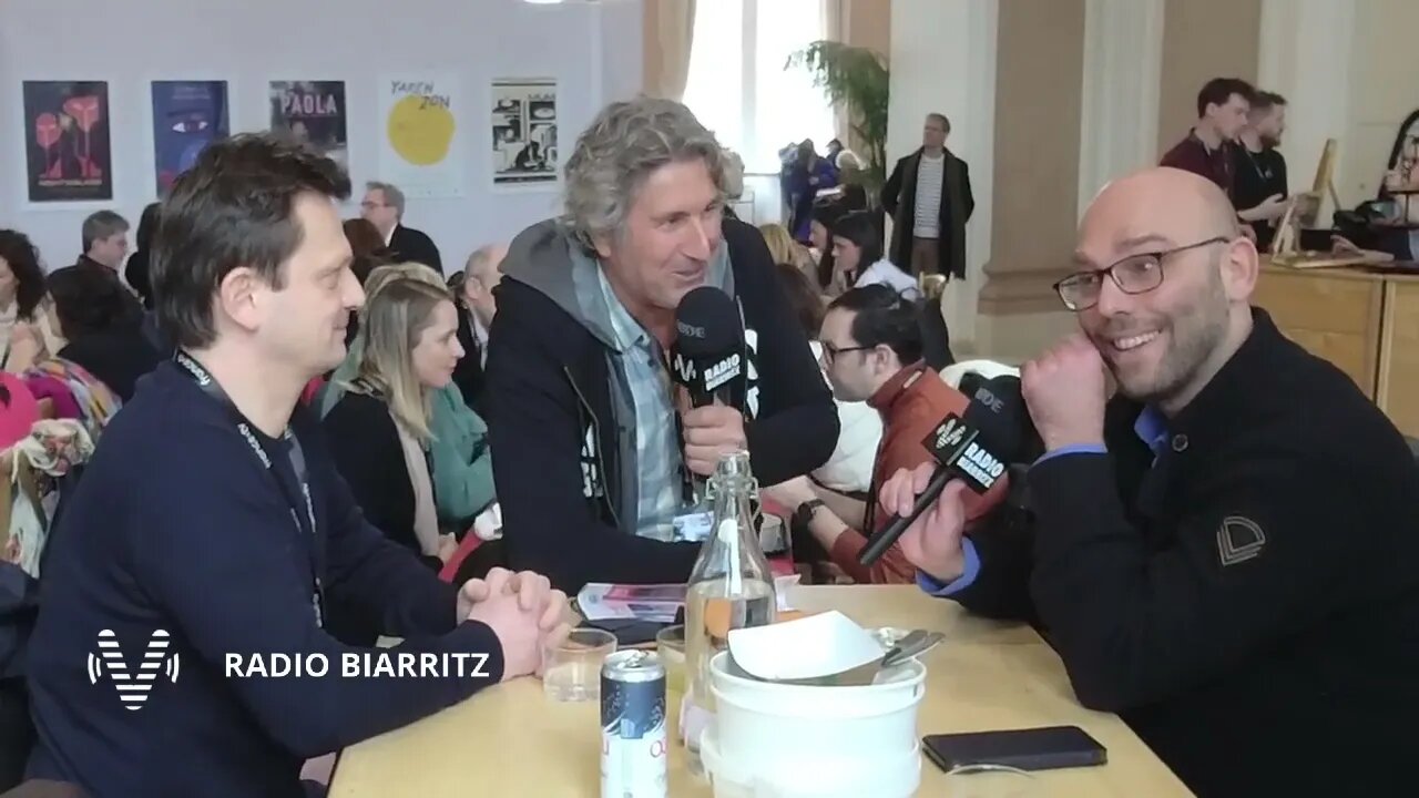 FIPADOC 2023 - Stephano Chiavarini producteur et Franck Kantor auteur réalisateur