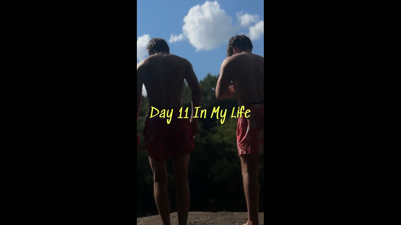 Day 11 In My Life #funny #summer #cliffjumping #vlog #vlogs #shorts