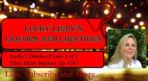 How to make a Dirty Martini ; Lucky makes a Dirty, Dirty Martini