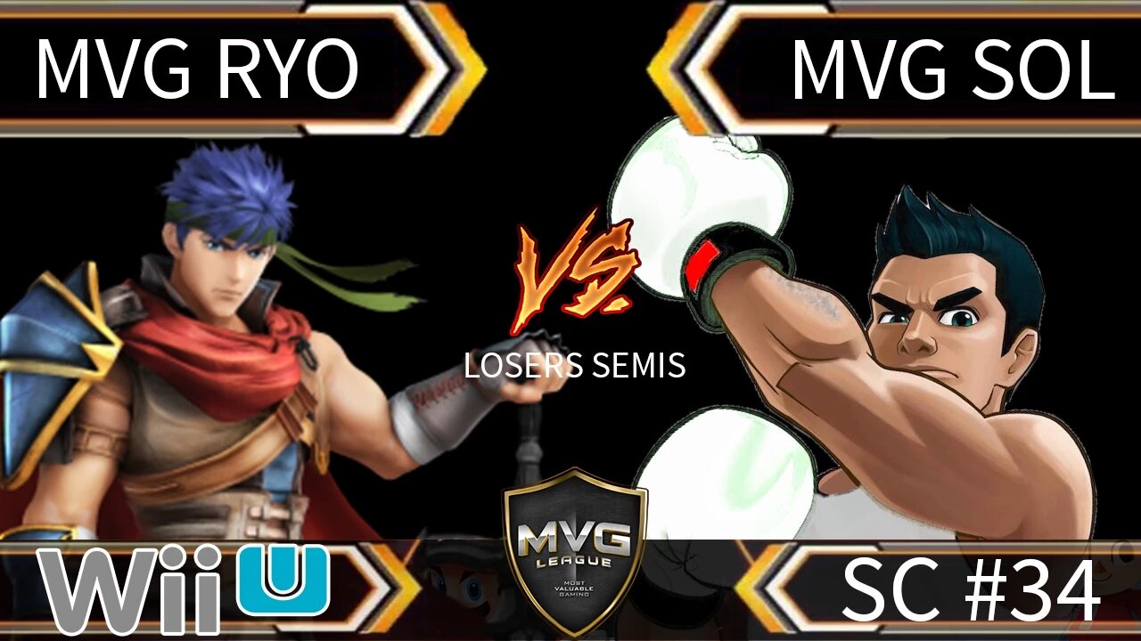 MVG Ryo (Ike) vs MVG Sol (Little Mac) - SSB4 Losers Semis - Smash Wii U