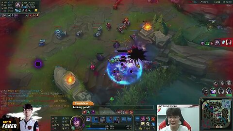 T1 faker pentakill !!!