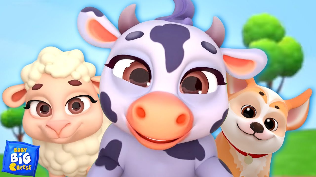Old Macdonald Had A Farm - Animal Song & More Nursery Rhymes for Kids