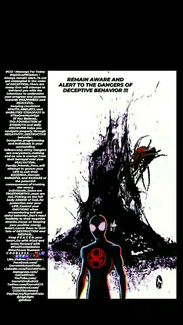 ▪︎REMAIN AWARE AND ALERT TO DECEPTIVE BEHAVIOR▪︎