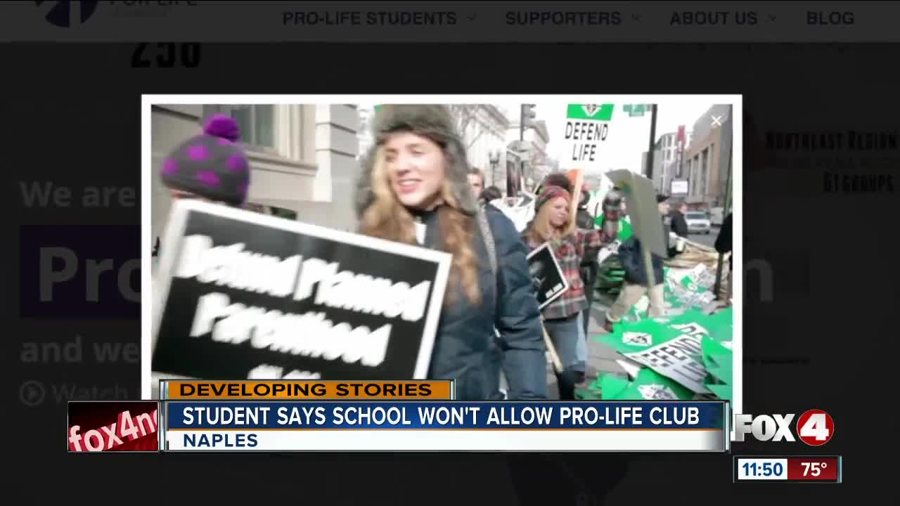 Pro-life club allowed at Gulf Coast High School