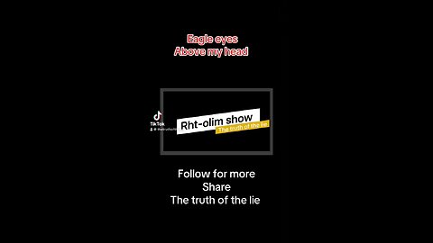 Eyes in the sky watching!!