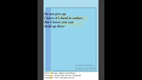 Do not give up I know it's hard, pray to God! [Poetry] [Quotes and Poems]