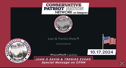 Juan O Savin 10/19/24