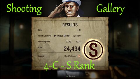 Resident Evil 4 (REm4ke) - Shooting Gallery 4-C - Blacktail, Stingray, Striker, TMP - S Rank