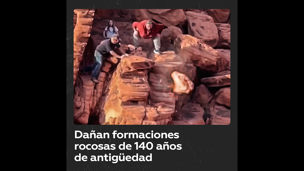 Hasta 10 años de prisión por dañar formaciones rocosas antiguas en EE.UU.