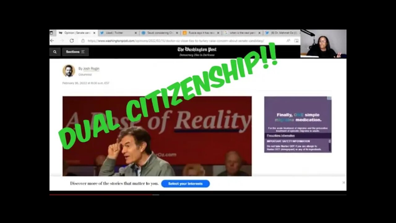 Oz is a Fraud!!! More than I even knew because...