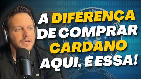 ESSE VAI SER O MOMENTO DE COMPRAR ADA CARDANO NESSE CICLO DO BITCOIN