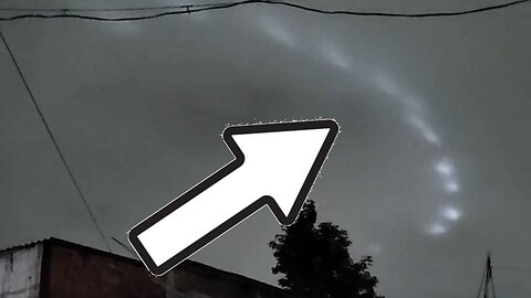 Unexpected Event Caught of a Circle of Lights in the Sky
