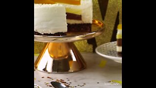 Passion Fruit and Chocolate Cheesecake