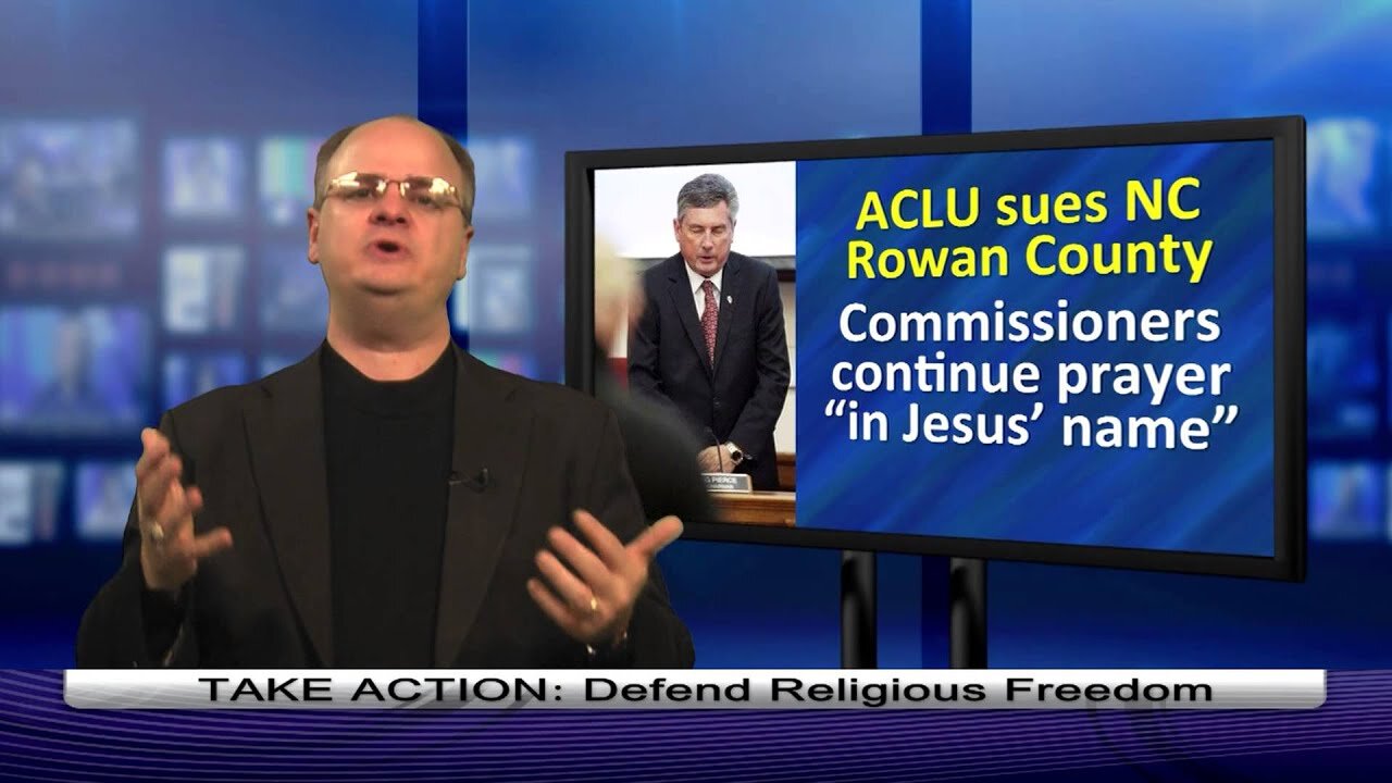 2013-03-24-ACLU sues to stop Jesus prayers in NC - 1 min. comment - Dr. Chaps