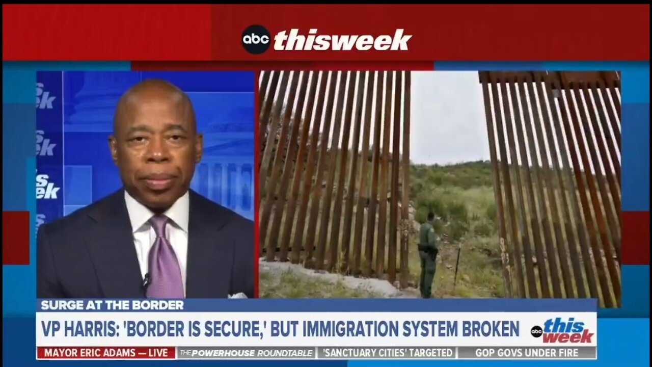 NYC Mayor Blames Gov Greg Abbott For Biden's Border Crisis