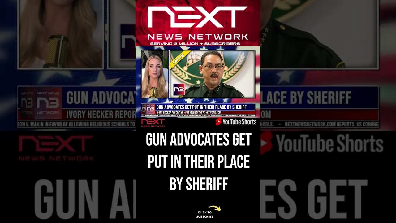 Gun Advocates Get Put In Their Place By Sheriff #shorts
