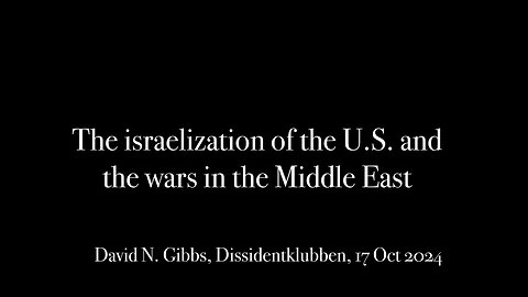 The Israelization of the U.S.