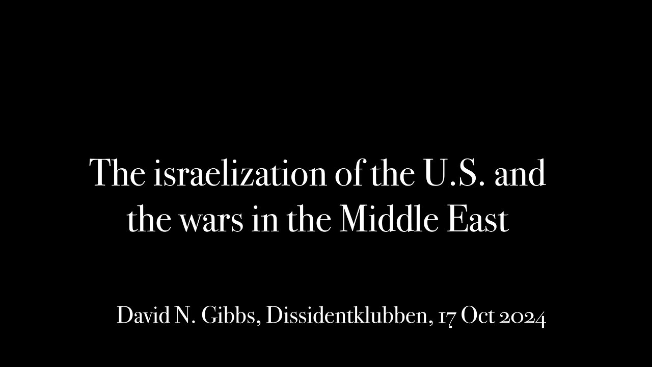 The Israelization of the U.S.