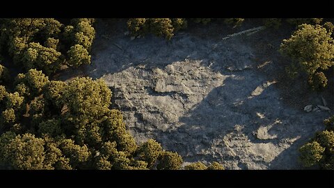 Simple Photorealistic Animation || Space ships moving through a forest || Blender 3.5 || Cycles