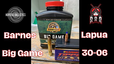 30-06 with Barnes 130 TTSX! Big Game?