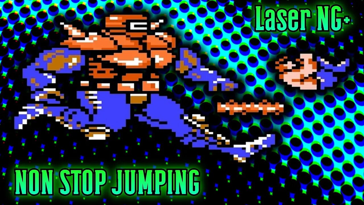 Contra gameplay but I can't stop jumping with a laser on NG+ #6