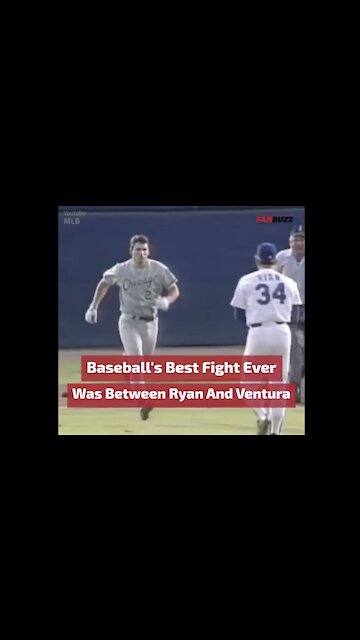 Baseball's Best Fight Ever was Nolan Ryan versus Robin Ventura