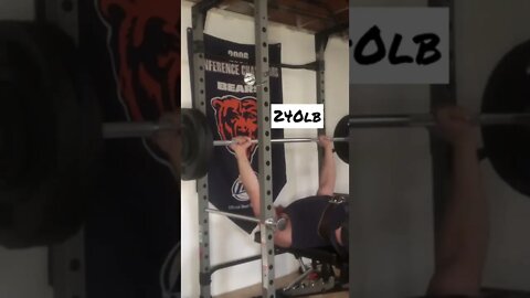 Bench Press Last Rep= Long Pause #shorts
