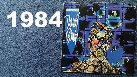 David Bowie "Blue Jean"/"Dancing with the Big Boys" 7 inch 45 rpm single, EMI America, 1984