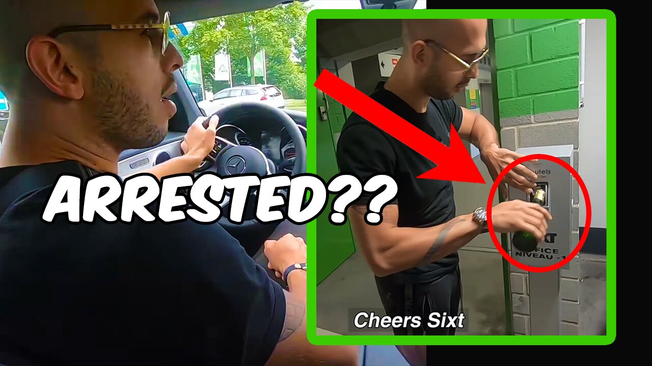 Andrew Tate Stealing Rental Car in Switzerland?