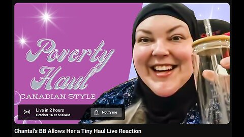 10-16-2024 The YouTube Underground "Chantal's BB Allows Her a Tiny Haul" w/ live chat (starts at 2:09:00)