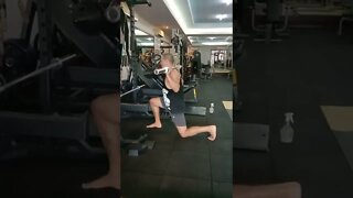 Barbell Stationary Lunge Andre