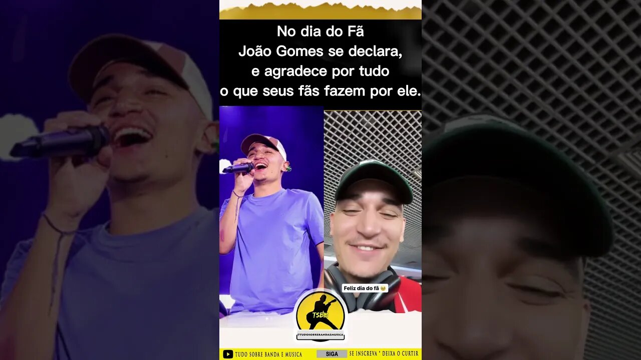 João Gomes se Declara para os Fãs #joaogomes #joãogomescantor #shortsviral #joãogomes