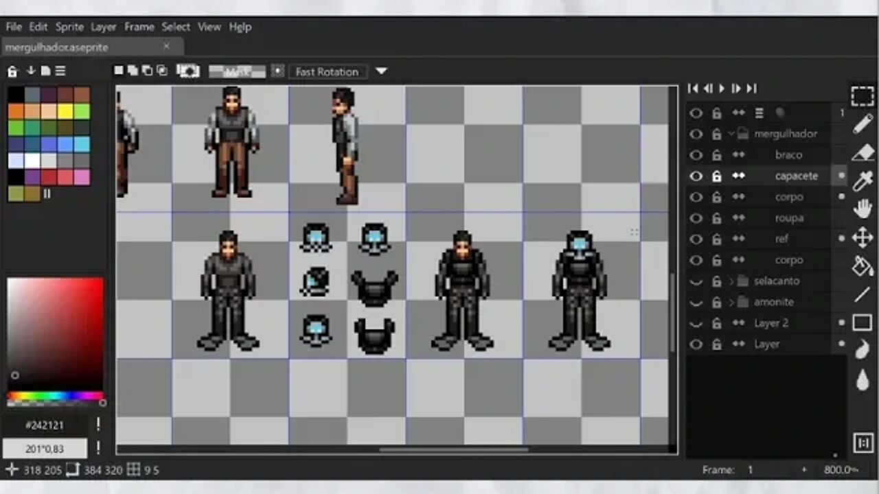 Robôs (Sprites Pixelart) - Dino Hazard